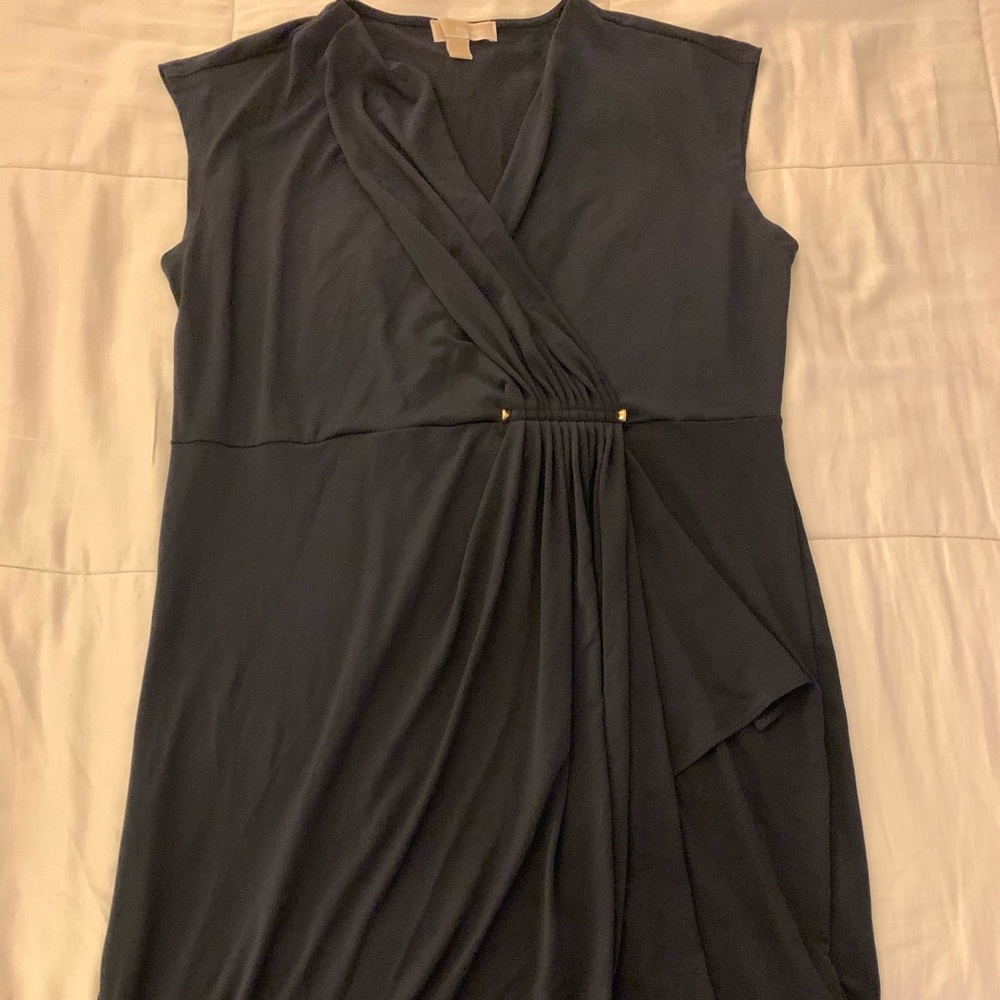 Michael Kors Sleeveless Navy Dress